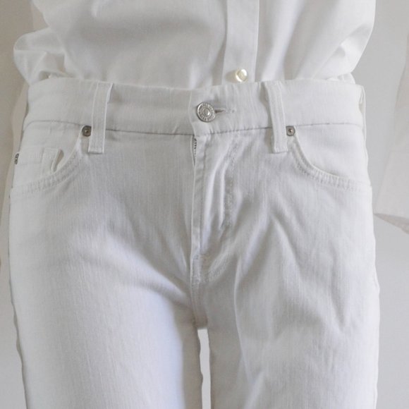 7 For All Mankind Low Rise Straight Leg - Picture 3 of 5